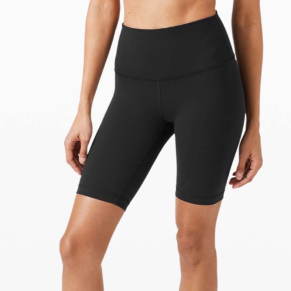 NWT Lululemon Wunder Train High Rise Short 8" Black Size 2